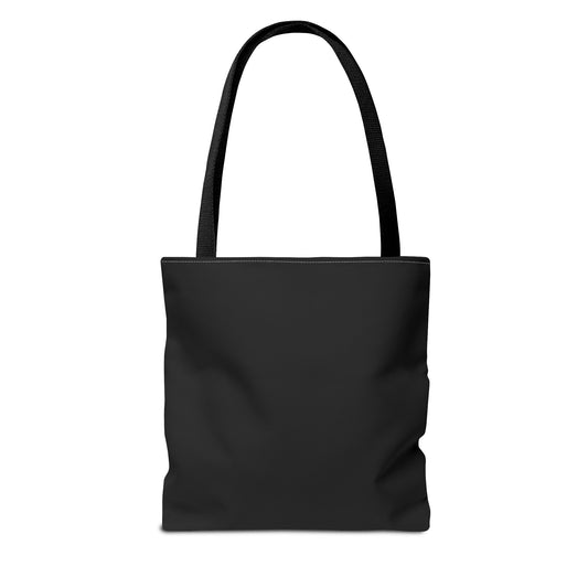 Tote Bag Black Colorful Hair Horse - Vibrant Animal Print Shoulder Bag, Horse Lover Gift, Unique Artwork Grocery Tote, Market Tote,
