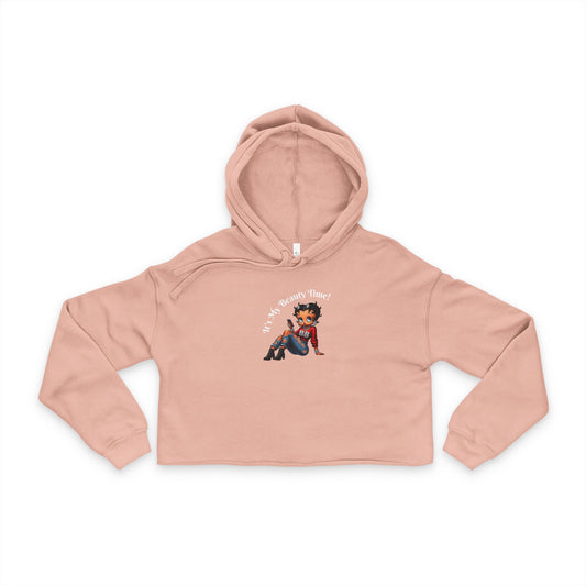 Trendy Women's Cropped Hoodie with Graphic Design, Casual Wear, Gift for Her, Cozy Streetwear, Perfect for Festivals, Everyday Comfort