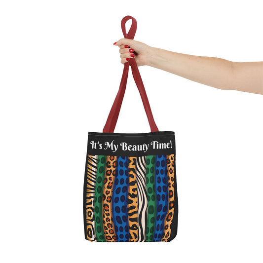 Exotic Colors Black Tote Bag - Stylish and Trendy Bag for Beauty Lovers, Great for Shopping, Weekend Getaways, Gym, or Everyday Use!