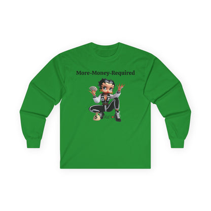 Money Betty Boop T-Shirt - Women Empowerment Tee, Political Top, Long Sleeve Unisex Shirt, Graphic Tee for Fans, Cartoon Character Tee