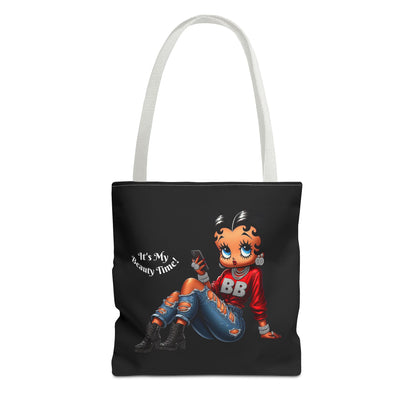 Tote Bag Black Betty Boop Chillin - Stylish Carryall, Chic Handbag, Fun Everyday Purse