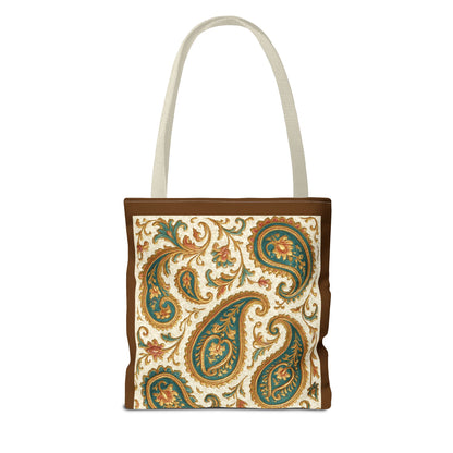 Boho Paisley Chic Tote Bag - Floral Print, Stylish Shopping Bag, Gift for Her, Travel Bag, Eco-Friendly Tote