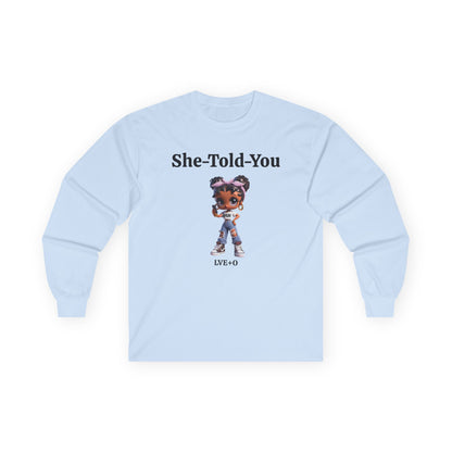 Betty Boop Bruh Long Sleeve T-Shirt,  Retro Cartoon Graphic Shirt, Political Top, Funny Unisex Cotton Top, Hipster Long Sleeve Tee, Political Top,Cool Graphic Tee,