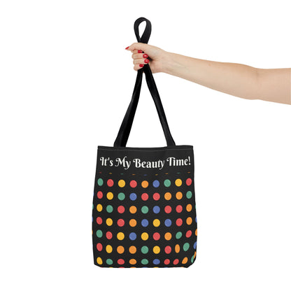 Handbag Polka Dot Tote Bag — Chic All-Over Print Handbag , Stylish Carryall, FunShoulder Purse