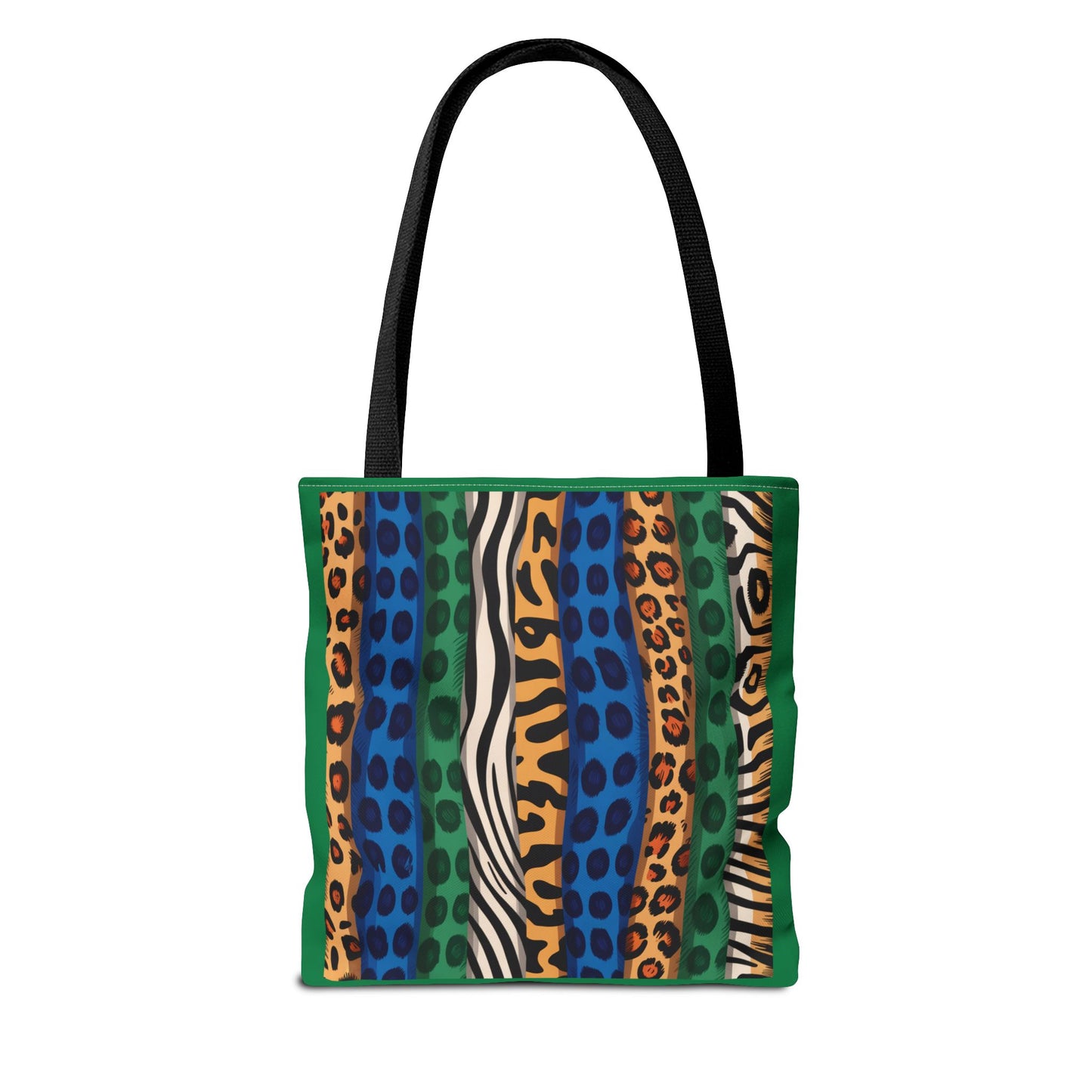 Exotic Colors Green Tote Bag - Stylish Carryall, Chic Shoulder Purse, Everyday Handbag, Animal Prints