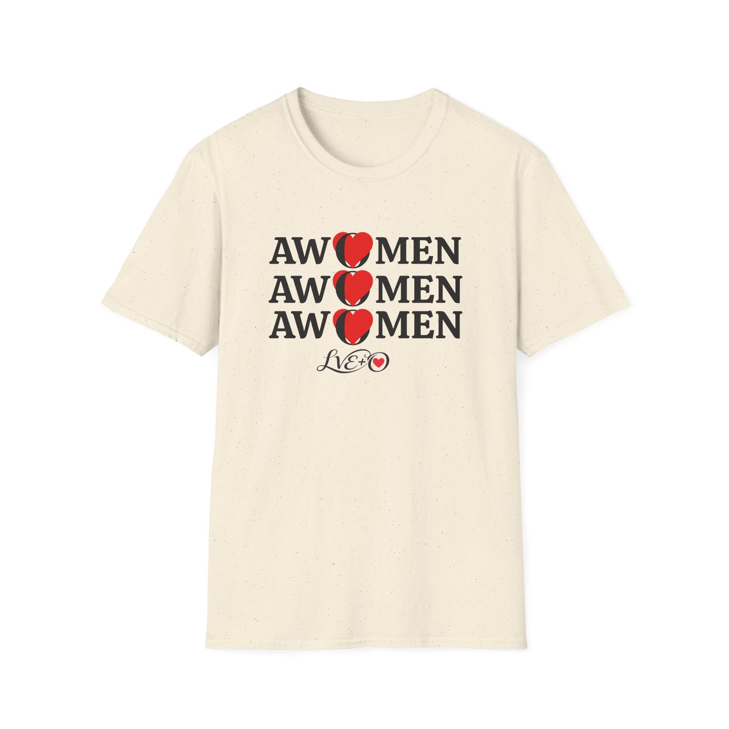 AWOMEN Unisex T-Shirt, Gender Neutral Tee, Feminist Empowerment Shirt, Women's Rights Apparel, Activist Protest Top