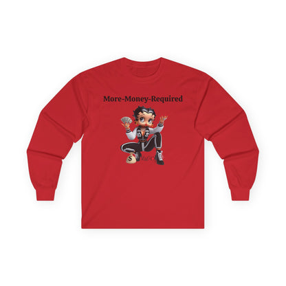 Money Betty Boop T-Shirt - Women Empowerment Tee, Political Top, Long Sleeve Unisex Shirt, Graphic Tee for Fans, Cartoon Character Tee