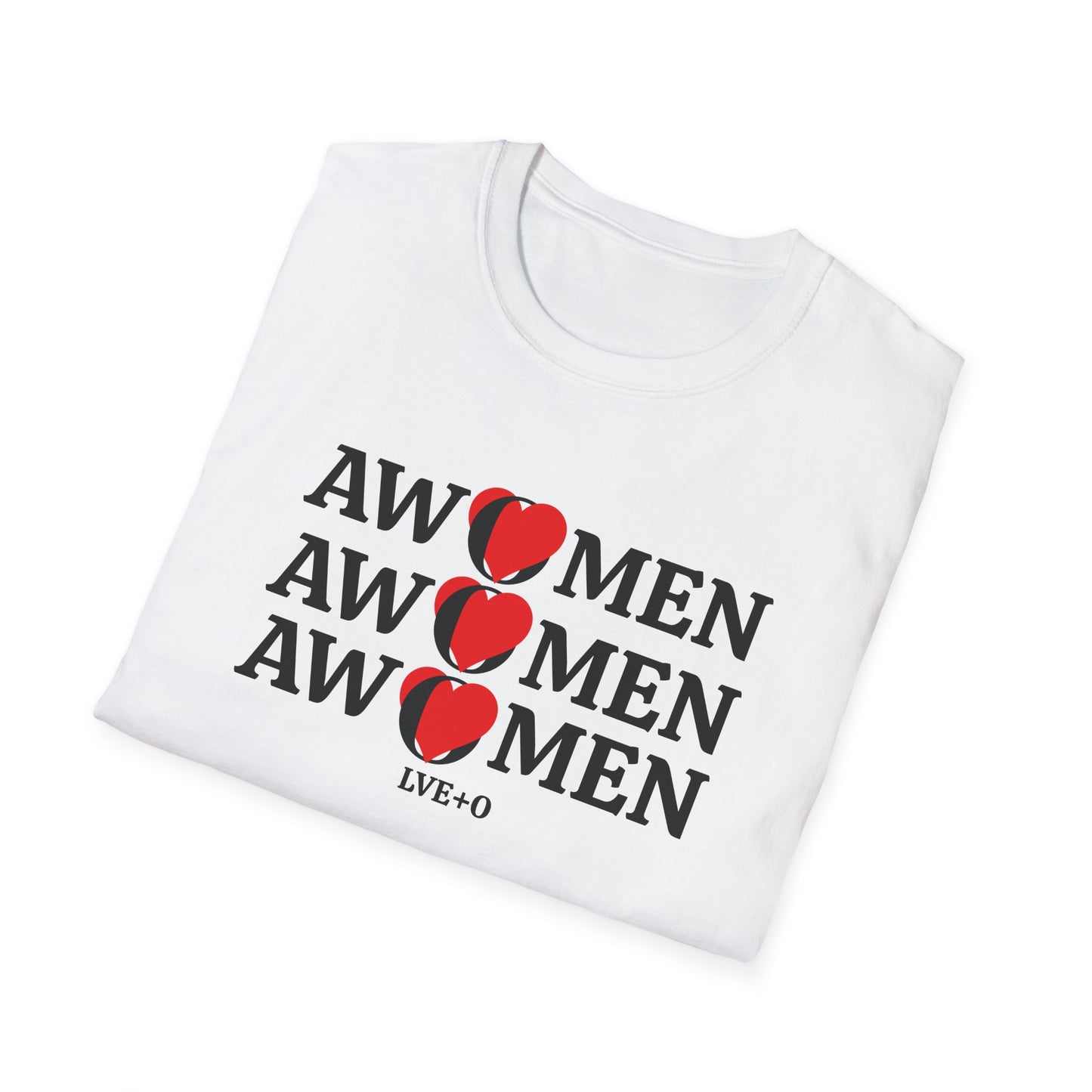 AWOMEN Unisex T-Shirt, Gender Neutral Tee, Feminist Empowerment Shirt, Women's Rights Apparel, Activist Protest Top