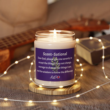 Scented Soy Candles 9oz, Aromatherapy Scented Soy Candle, Home Decor, Hand Poured, Romantic Candle, Scent~Sational