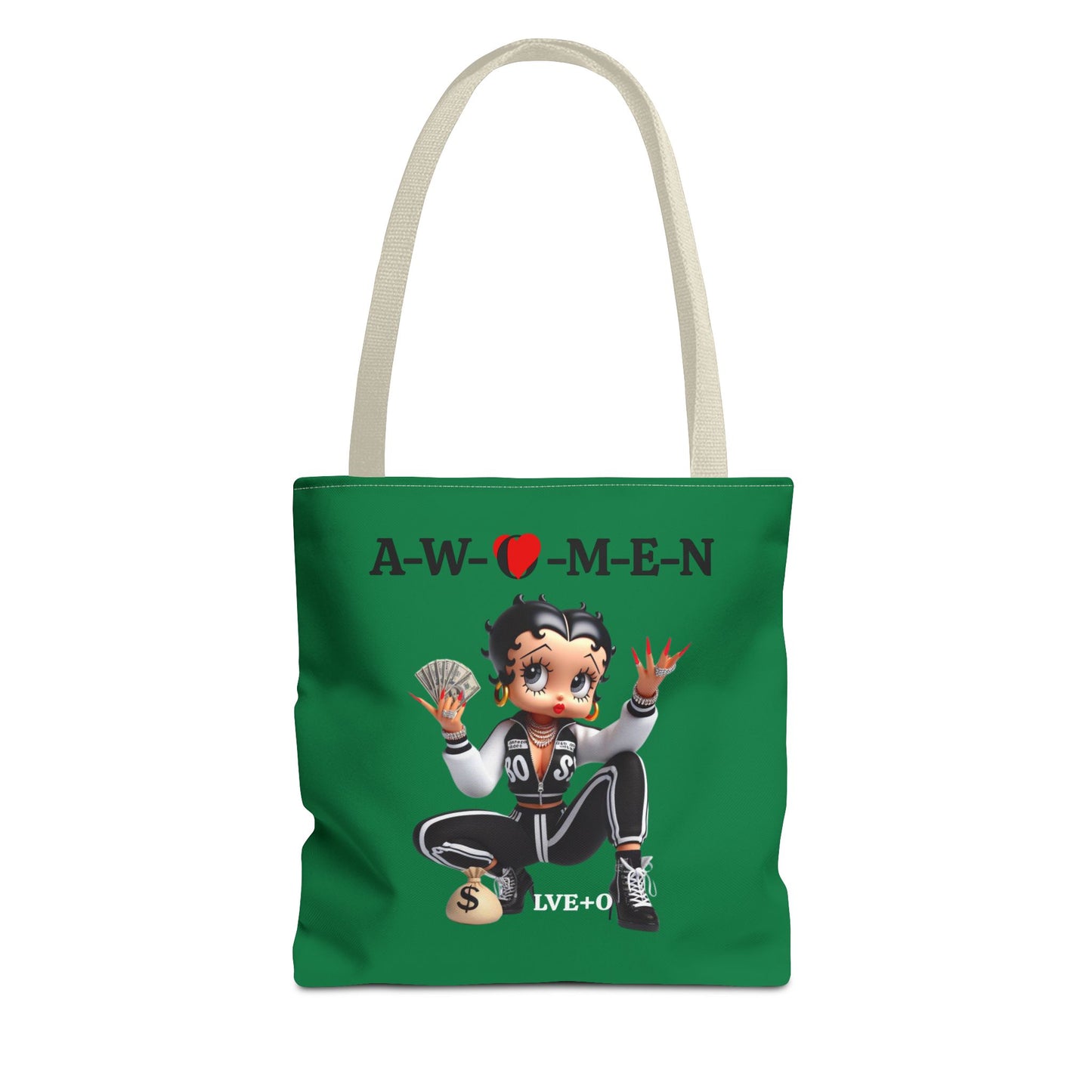 Betty Boop AWOMEN Tote Bag - Statement Carryall, Women's Retro Purse, Character Shoulder Bag, Fun Graphic Print Handbag