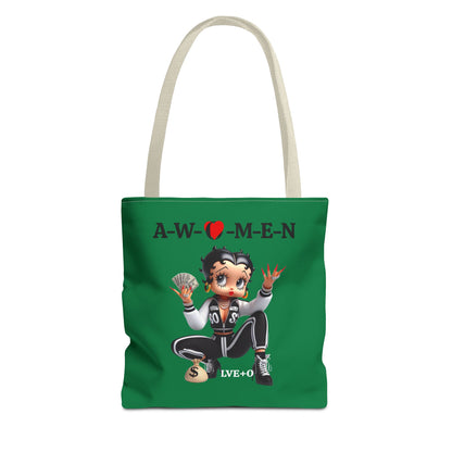 Betty Boop AWOMEN Tote Bag - Statement Carryall, Women's Retro Purse, Character Shoulder Bag, Fun Graphic Print Handbag
