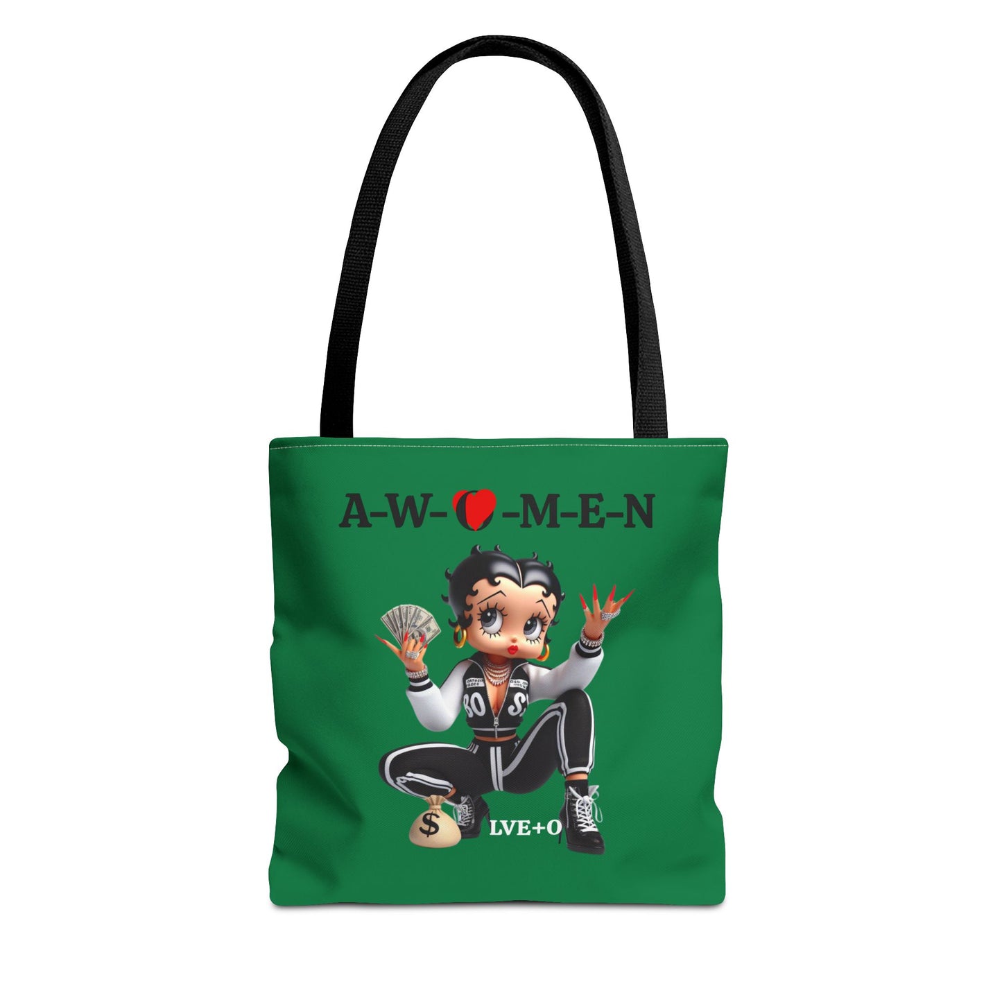 Betty Boop AWOMEN Tote Bag - Statement Carryall, Women's Retro Purse, Character Shoulder Bag, Fun Graphic Print Handbag
