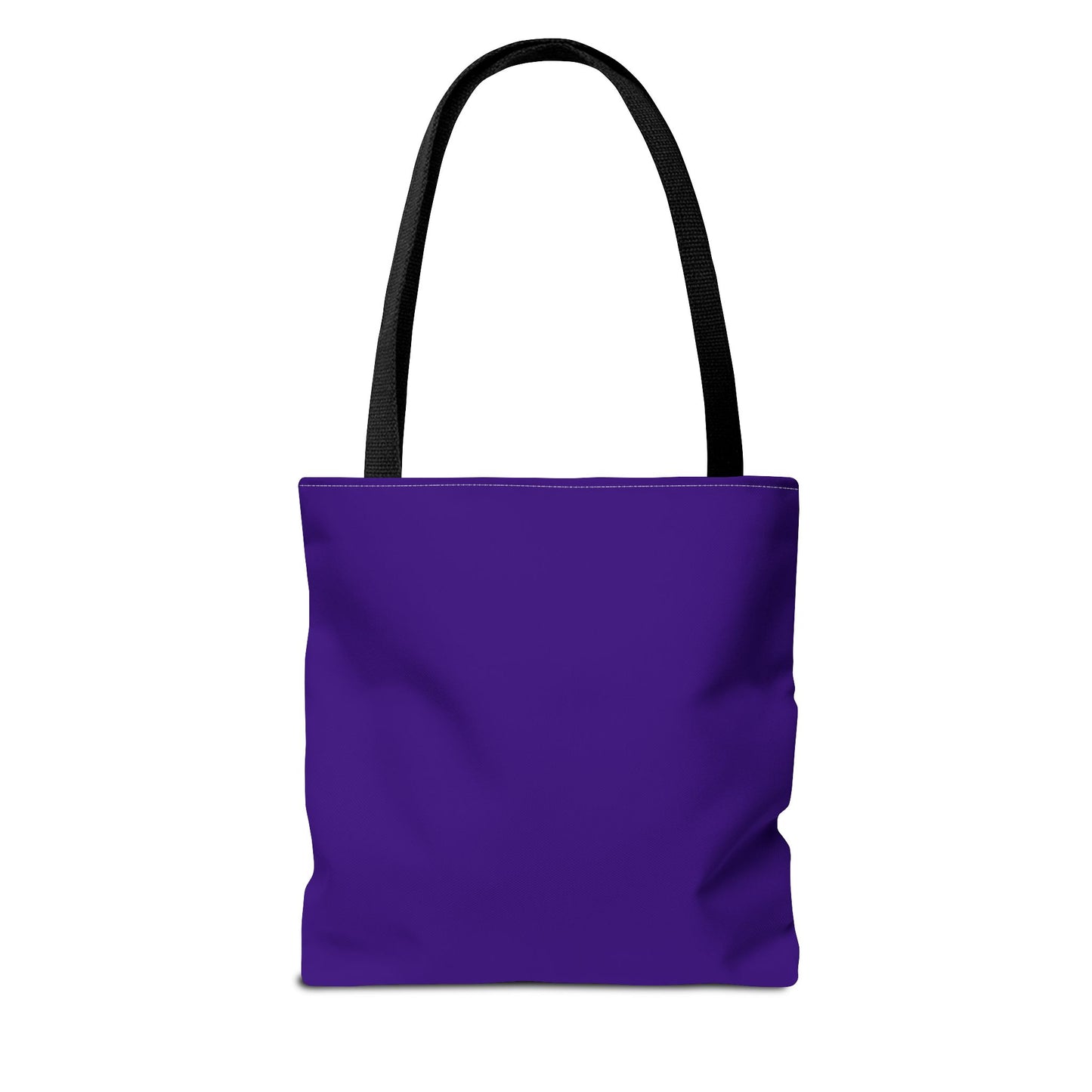 Tote Bag Purple Cute Elephant & Giraffe - Funny Carryall, Stylish Handbag, Essentials Purse