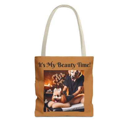 Divine Dog Massage Tote Bag - Spa Sauna Tote Bag, Cute Puppy Lover Gift, Funny Animal Design, Dog Person Tote Bag,  Dog Accessory Bag