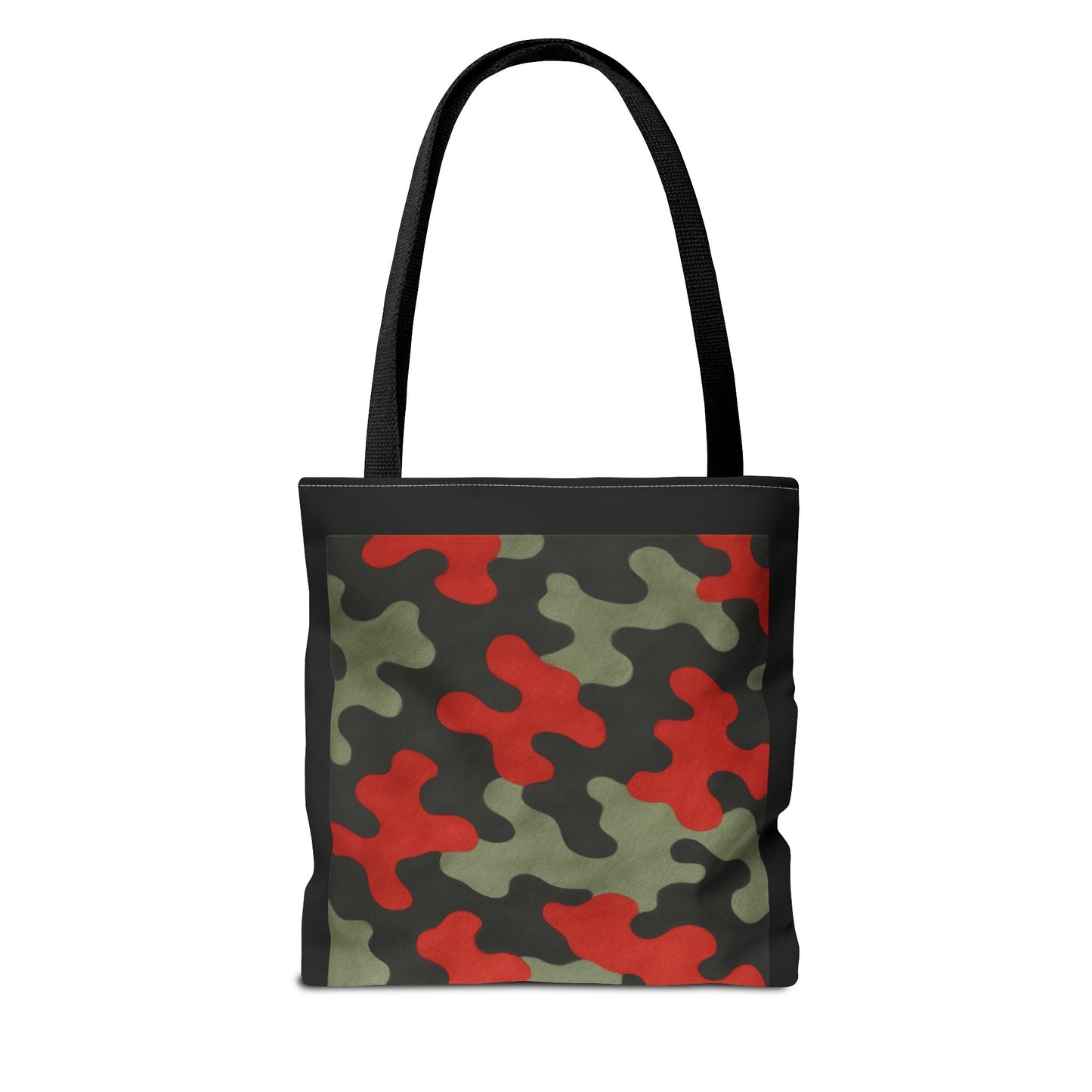 Red Camouflage Tote Bag - Stylish Carryall, Essentials Handbag, Travel Tote Bag, Gift Idea