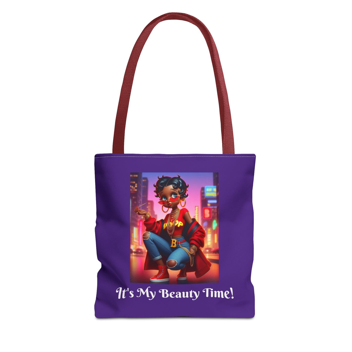 Betty Boop Hipster Tote Bag - Stylish Shoulder Bag, Chic Purse, Fashionable Carryall, Trendy Shopping Bag, Unique Handbag
