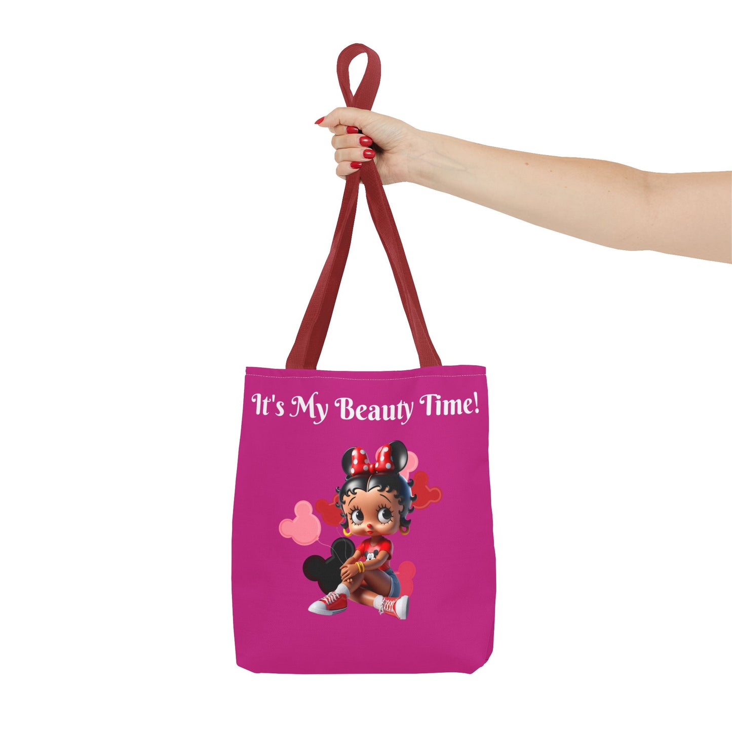 Betty Boop Minnie Tote Bag - Gift for Disney Fans, Retro Style Shopping Bag, Gift for Tween Teenager,, Unique