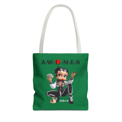 Betty Boop AWOMEN Tote Bag - Statement Carryall, Women's Retro Purse, Character Shoulder Bag, Fun Graphic Print Handbag