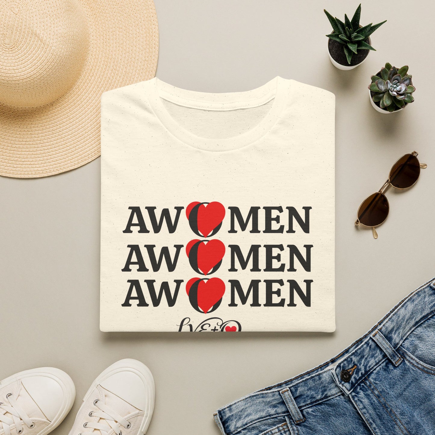 AWOMEN Unisex T-Shirt, Gender Neutral Tee, Feminist Empowerment Shirt, Women's Rights Apparel, Activist Protest Top