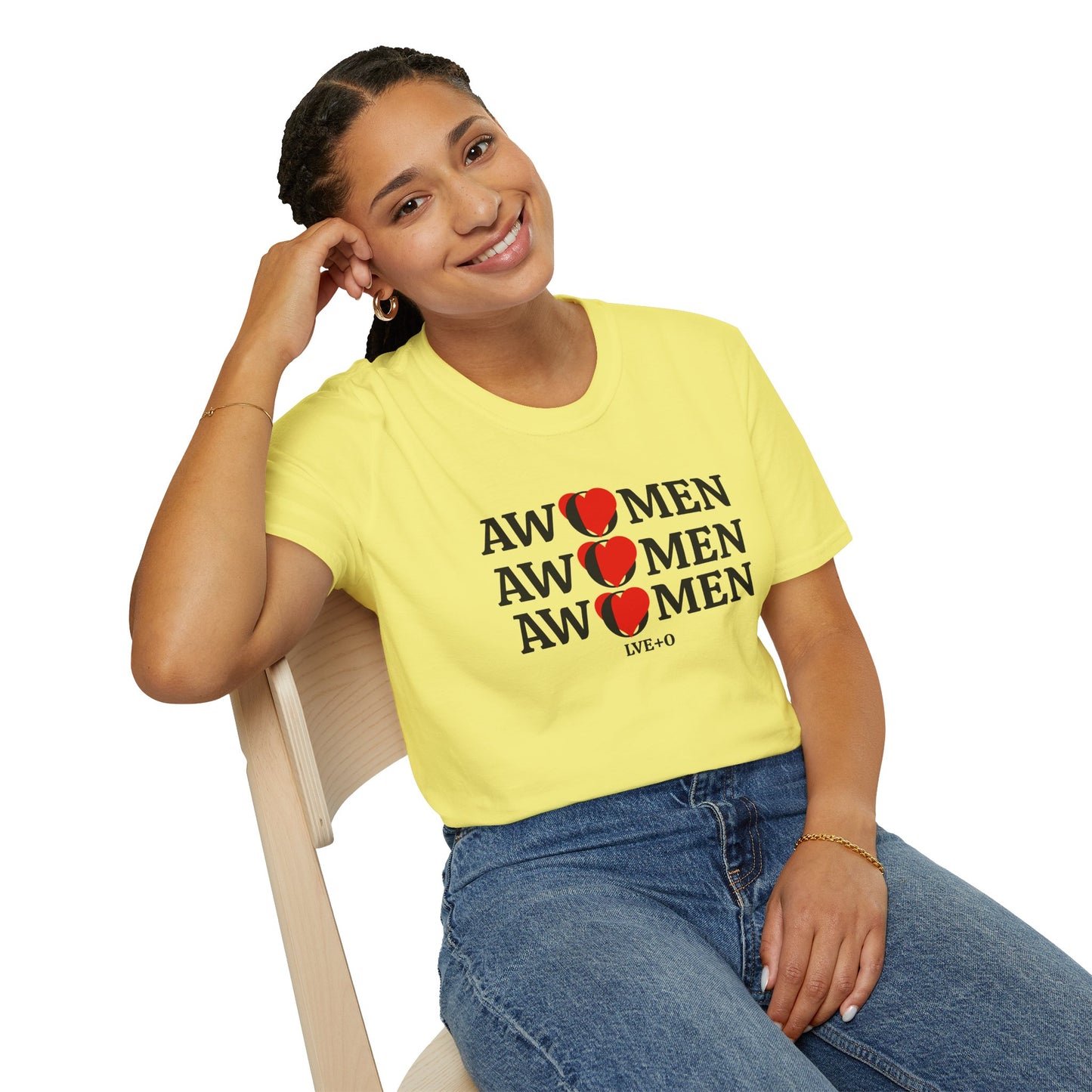 AWOMEN Unisex T-Shirt, Gender Neutral Tee, Feminist Empowerment Shirt, Women's Rights Apparel, Activist Protest Top