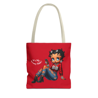 Tote Bag Red Betty Boop Chillin - Stylish Carryall, Chic Handbag, Fun Everyday Purse
