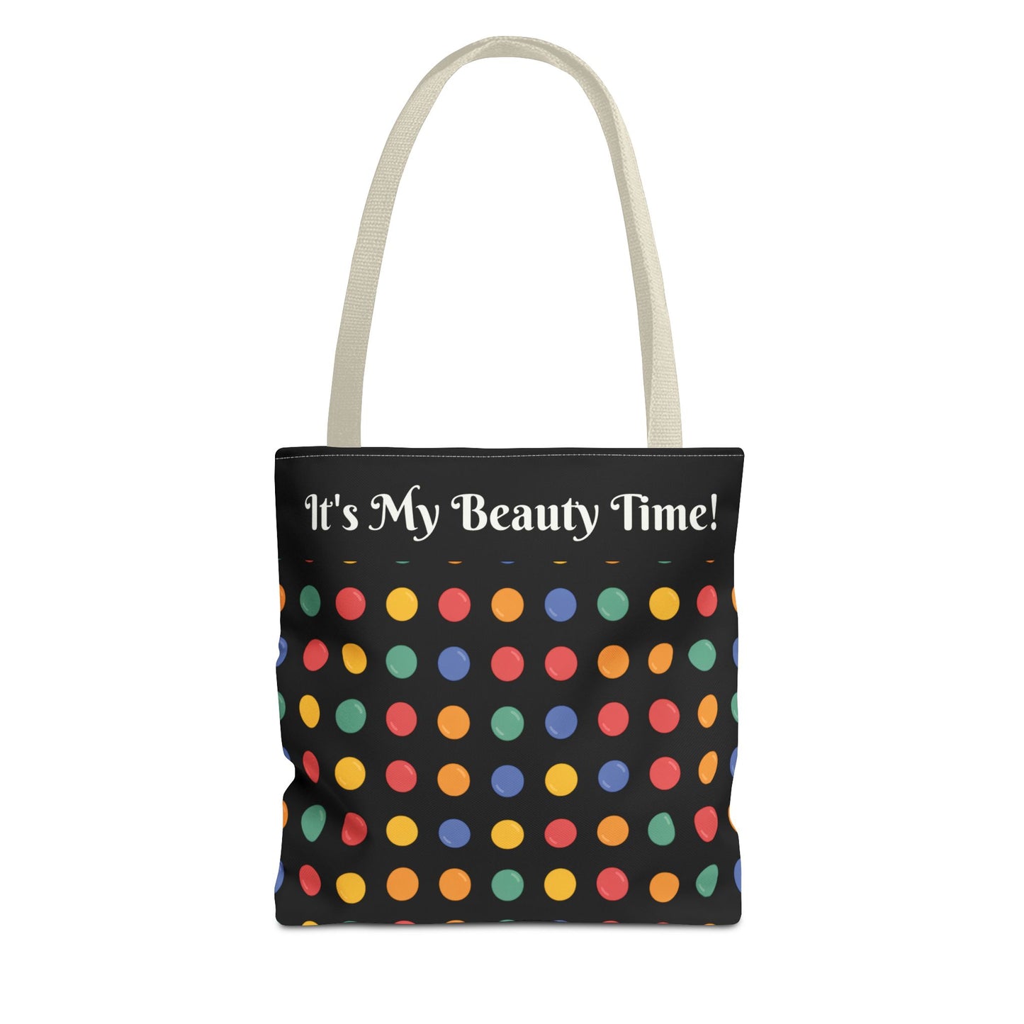 Handbag Polka Dot Tote Bag — Chic All-Over Print Handbag , Stylish Carryall, FunShoulder Purse