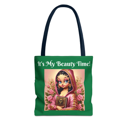 Betty Boop Mona Reads Tote Bag - Retro Cartoon Character Shoulder Bag - Fun Feminine Purse - Carryall Handbag - Essentials Tote Bag - Overnight Weekend Bag