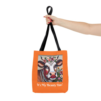 Captivating Cow Crusta Tote Bag - Cute Farm Animal Carryall, Funny Barnyard Purse, Chic Cow Handbag, Animal Print