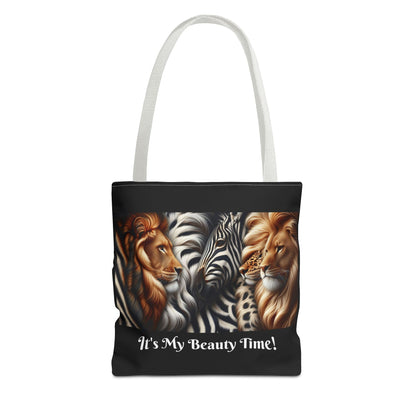 Safari Animals Tote Bag - Tropical Tote, Exotic Animal Lover Gift, Shopping Bag, Safari Shoulder Purse, Eco-Friendly Shoulder Bag