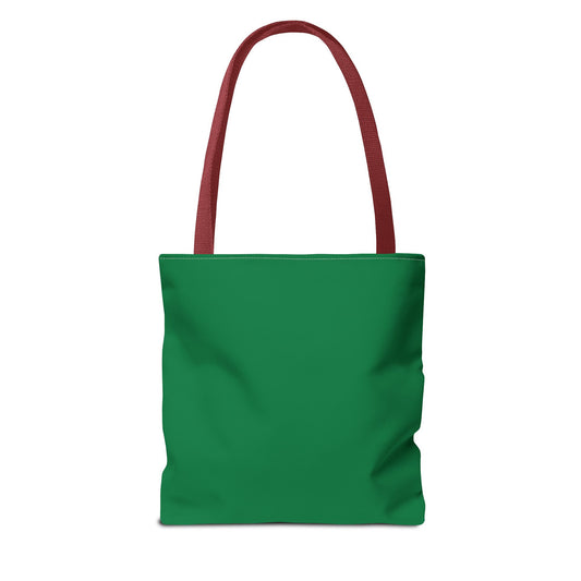 Captivating Cow Grass Green Tote Bag - Cute Farm Animal Carryall, Funny Barnyard Purse, Chic Cow Handbag, Animal Print