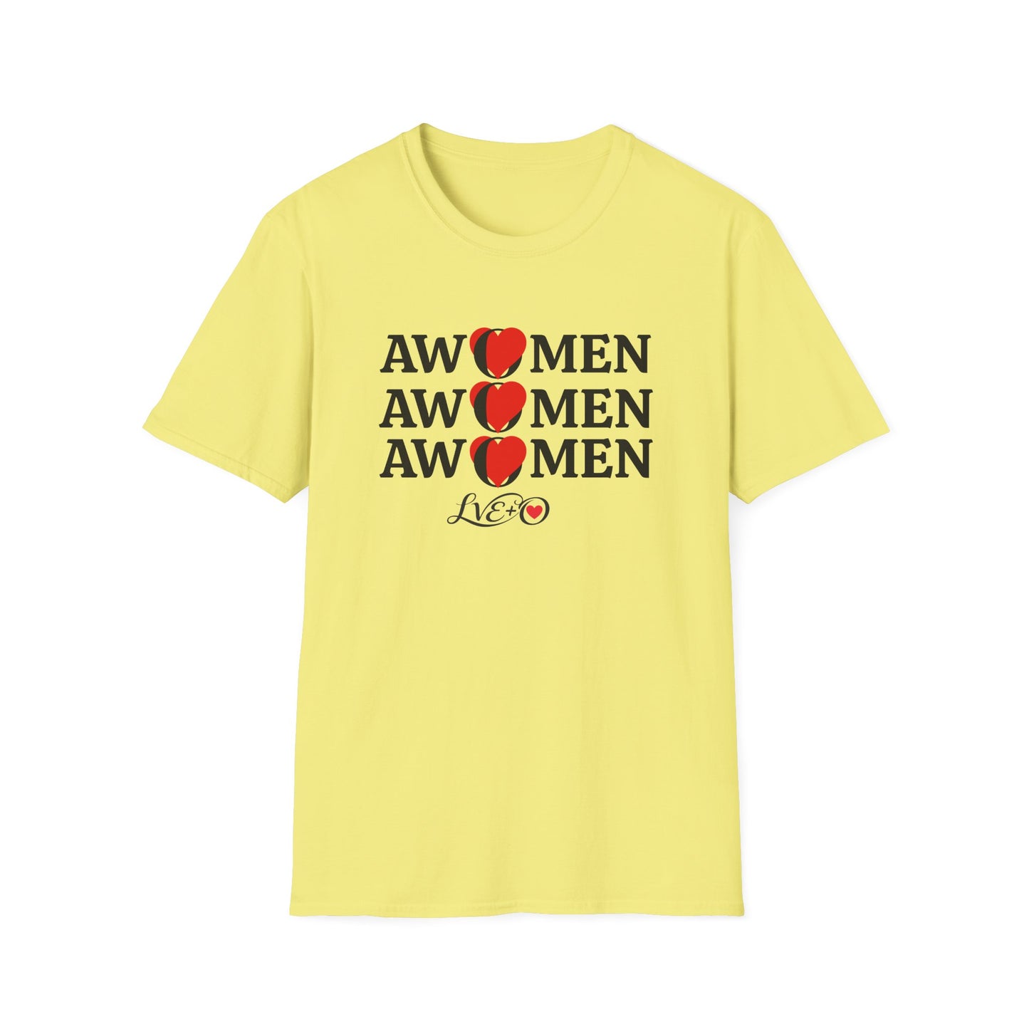 AWOMEN Unisex T-Shirt, Gender Neutral Tee, Feminist Empowerment Shirt, Women's Rights Apparel, Activist Protest Top
