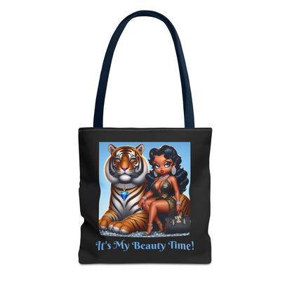 Betty Boop and Tiger Tote Bag - Chic Stylish Bag, Fashionable Carryall, Cute Shoulder Purse, Unique Handbag