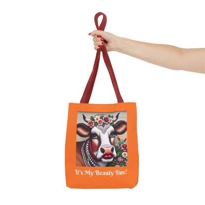 Captivating Cow Crusta Tote Bag - Cute Farm Animal Carryall, Funny Barnyard Purse, Chic Cow Handbag, Animal Print