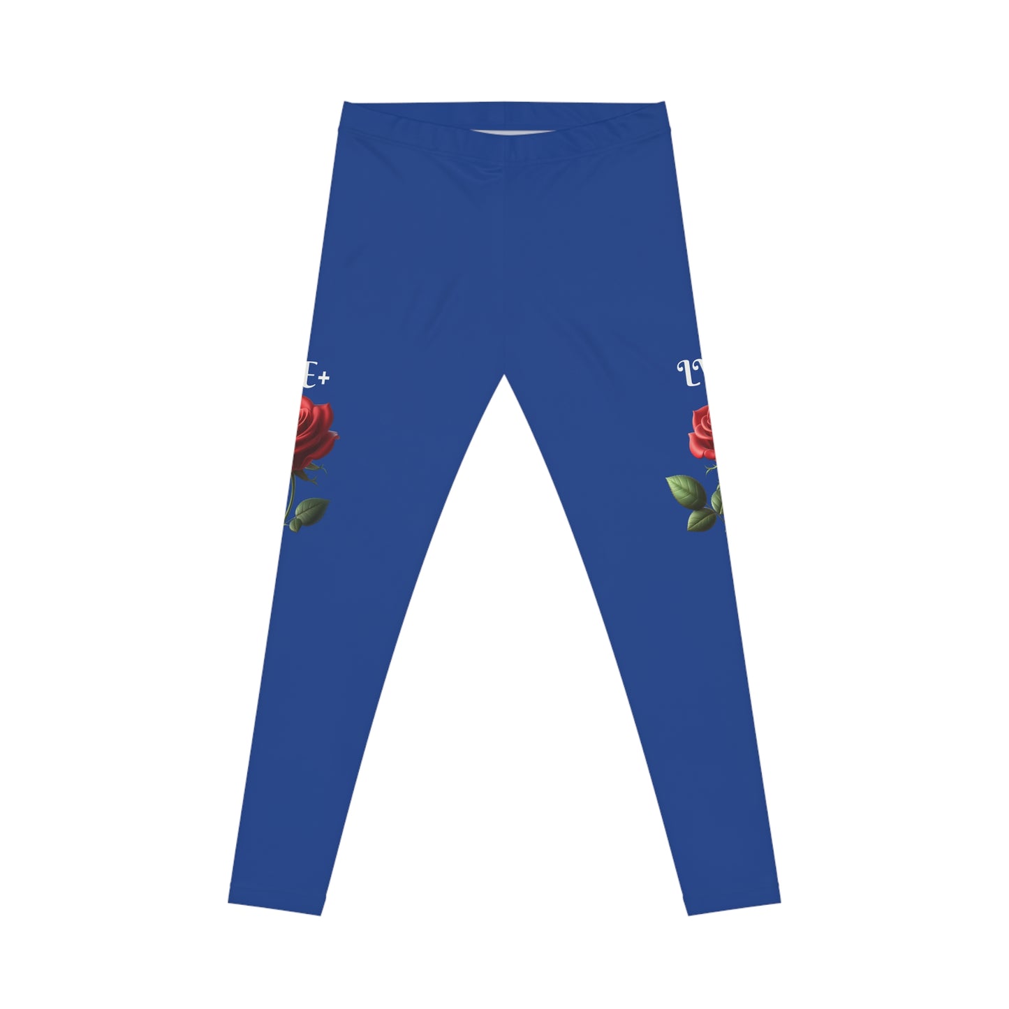 Stylish Motivational Blue Leggings | Confidence Boosting Fashion, Workout Leggings, Casual Wear, Gift for Her, Everyday Comfort