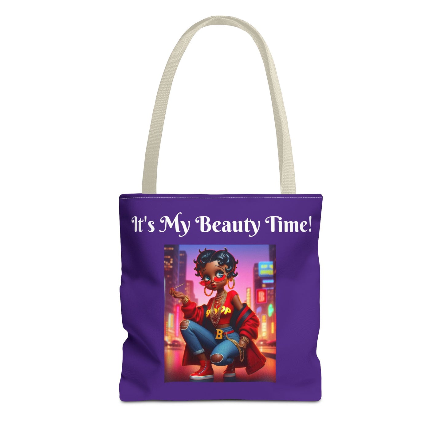Betty Boop Hipster Tote Bag - Stylish Shoulder Bag, Chic Beach Tote, Fashionable Carryall, Trendy Shopping Bag, Unique Handbag