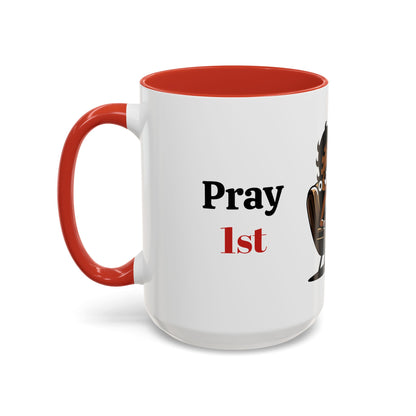 Betty Boop Accent Coffee Mug 15oz, Ceramic Tea Cup, Spiritual Mug, Unique Drinkware, Kitchen Decor, Gift for Him, Gift for Her