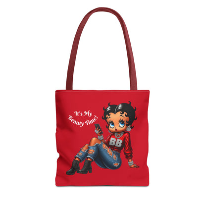Tote Bag Red Betty Boop Chilling - Stylish Carryall, Chic Handbag, Cute Shoulder Purse, Everyday Use