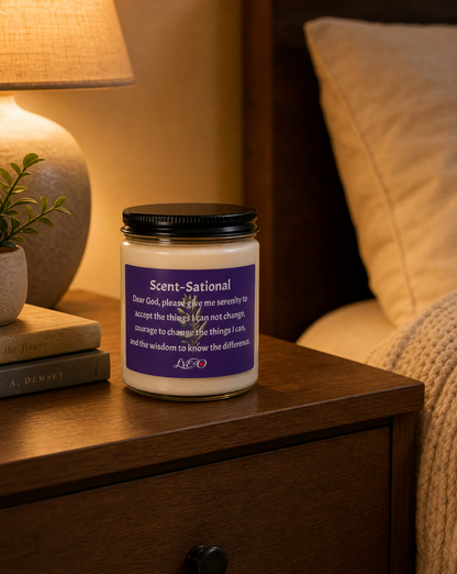 Scented Soy Candles 9oz, Aromatherapy Scented Soy Candle, Home Decor, Hand Poured, Romantic Candle, Scent~Sational