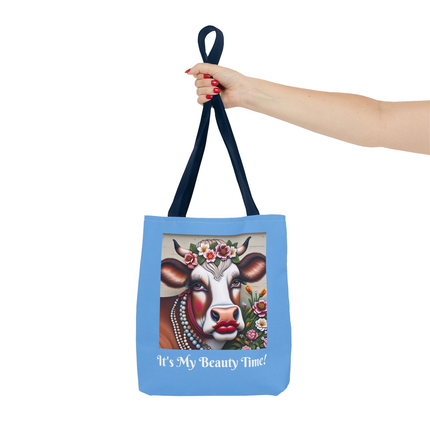 Captivating Cow Tote Bag - Cute Farm Animal Carryall, Funny Barnyard Chic Tote, Back To School,  Shopping Bag, Cow Print Purse