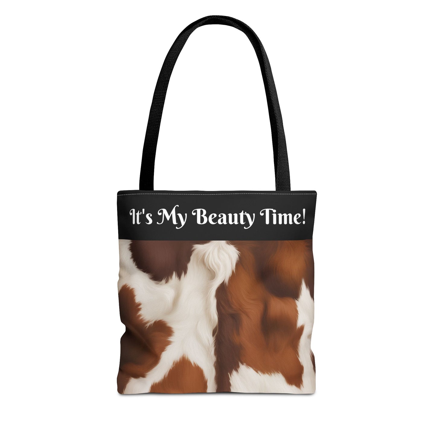 Purse Cowhide Print - Stylish All-Over-Print Tote Bag, Chic Carryall, Animal Print Shoulder Handbag