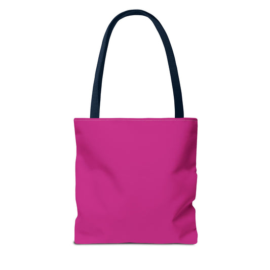 Tote Bag Pink Colorful Hair Horse - Vibrant Animal Print Shoulder Bag, Horse Lover Gift, Unique Artwork Grocery Tote, Market Tote,