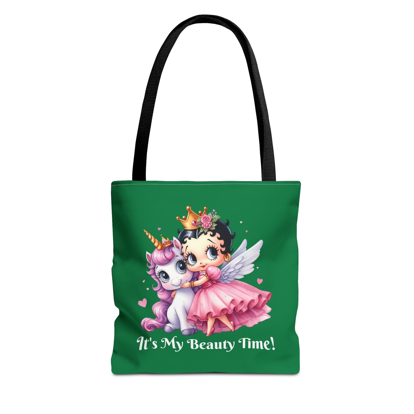 Unicorn Betty Boop Tote Bag - Gift for Teens, Chic Shoulder Purse, Cute Handbag, Trendy Purse, Retro Cartoon Tote