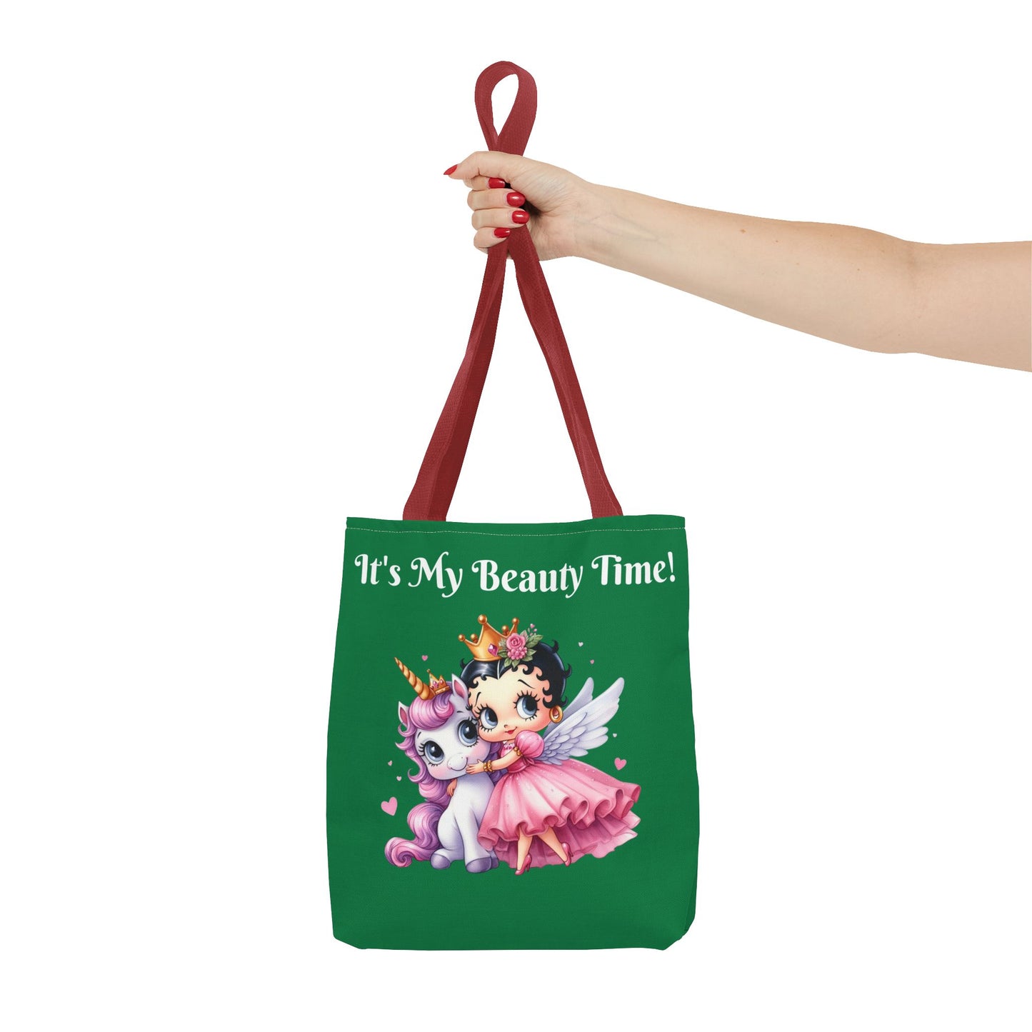 Betty Boop Unicorn Tote Bag - Gift for Tween Teenager, Chic Shoulder Purse, Cute Handbag, Trendy Shopping Tote, Retro Cartoon