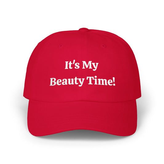 Embroidered Beauty Slogan Hat - Classic Dad Cap, Vintage Baseball Cap, Retro Style Headwear, Fashionable Unisex Cap, Timeless Design Cap
