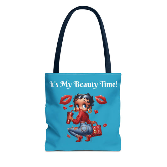 Betty Boop Bootylicious Tote Bag - Retro Cartoon Character Shoulder Bag, Fun Feminine Purse, Unique Graphic Handbag, Stylish Carryall Tote,