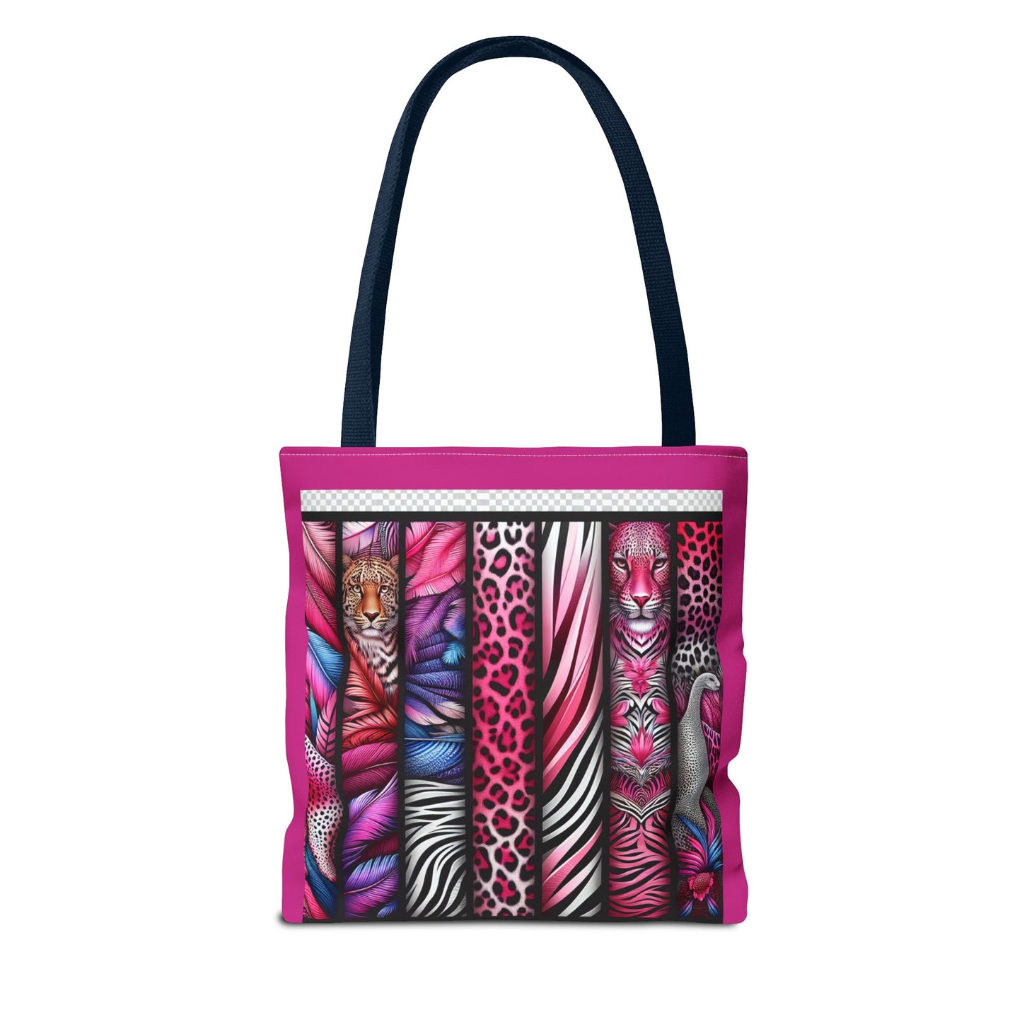 Botanical Animals Pink Tote Bag - Perfect for Shopping, Travel, or Everyday Use, Gift for Safari Animal Lovers, Its My Beauty Time Design