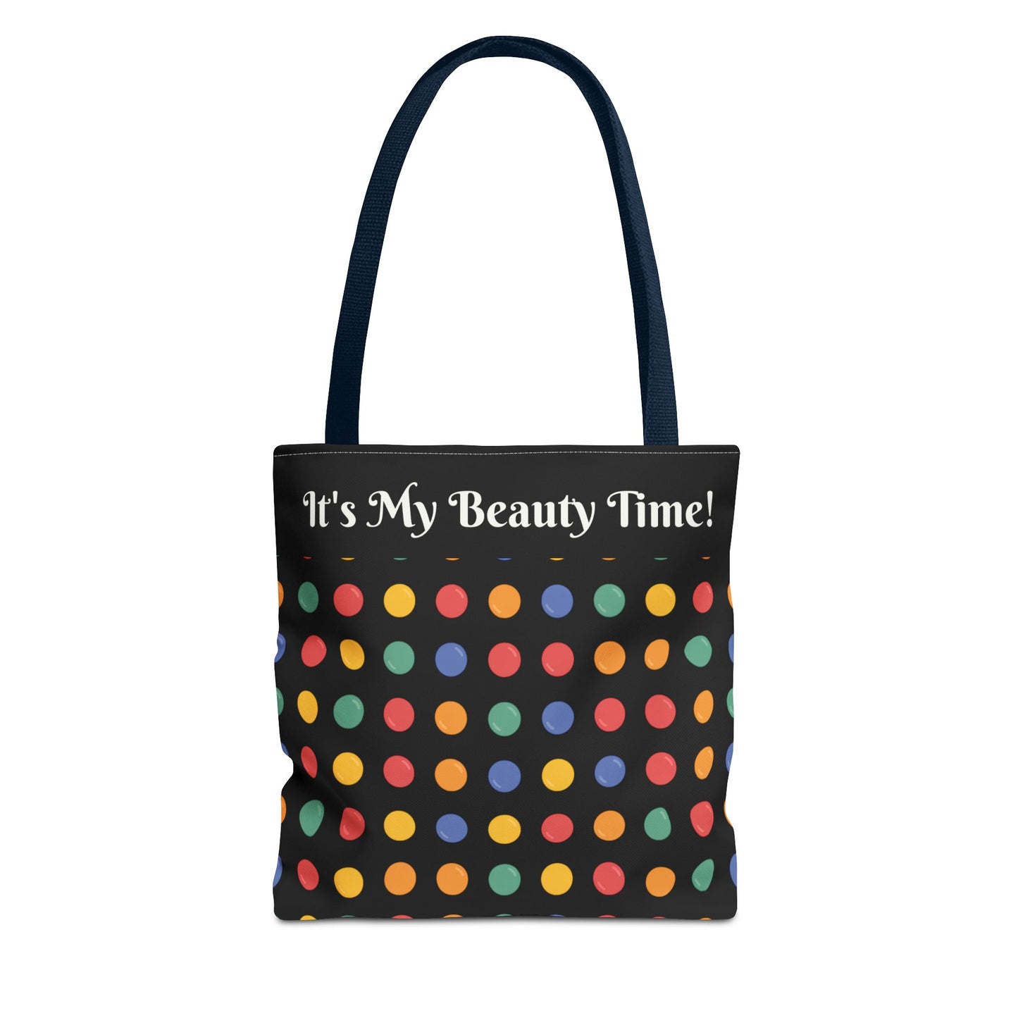 Handbag Polka Dot Tote Bag — Chic All-Over Print Handbag , Stylish Carryall, FunShoulder Purse