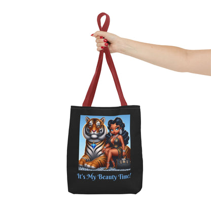 Betty Boop and Tiger Tote Bag - Chic Stylish Bag, Fashionable Carryall, Cute Shoulder Purse, Unique Handbag