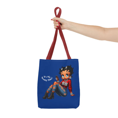 Tote Bag Blue Betty Boop Chillin - Stylish Carryall, Chic Handbag, Fun Everyday Purse