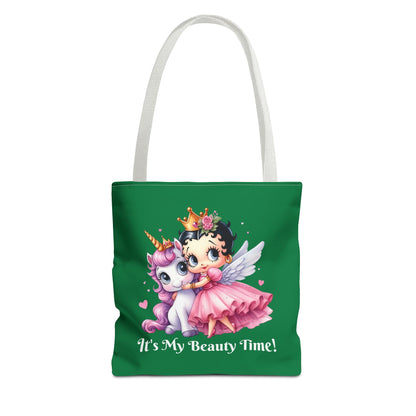 Unicorn Betty Boop Tote Bag - Gift for Teens, Chic Shoulder Purse, Cute Handbag, Trendy Purse, Retro Cartoon Tote